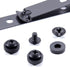 HolsterSmith Universal Metal Belt Clip for Holster Making, Model 5, Tactical Black, 2 Pack