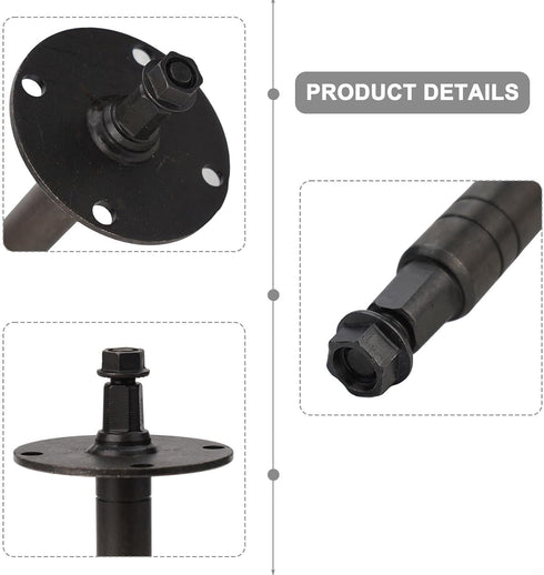 Pumixiy Accessory(20mmx165mm) For Tianxin Exercise For Bike Middle Wheel Axle Pedal Replacement Part for Spin For Bike
