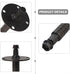 Pumixiy Accessory(20mmx165mm) For Tianxin Exercise For Bike Middle Wheel Axle Pedal Replacement Part for Spin For Bike