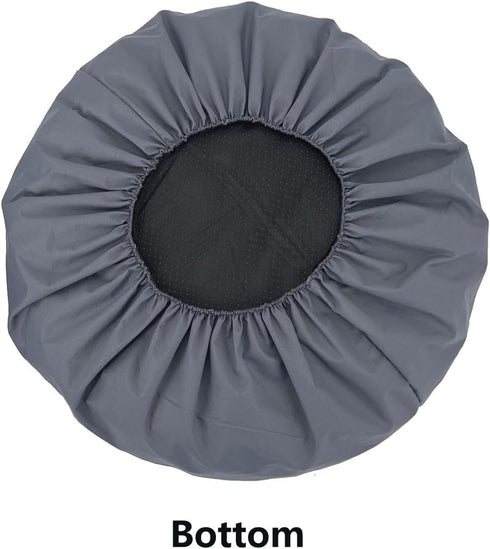 36 Inch Grey Waterproof Round Dog Bed Cover Replacement Washable