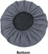 36 Inch Grey Waterproof Round Dog Bed Cover Replacement Washable