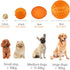LaRoo Squeaky Dog Ball Toy, Durable Natural Rubber Chew Toy for Small Medium Large Dogs, Floating Training (3.5In