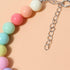 yanbirdfx Dogs Collar, Durable Pet Faux Pearls Necklace Pet Jewelry in Candy Colors, Multicolor