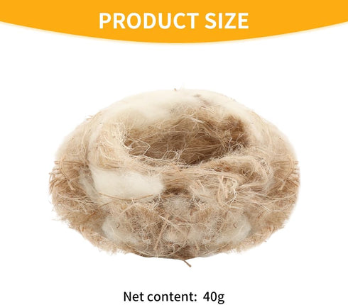 40g Building Mat Pigeon Natural Mixing Bird Nesting Material, Cushion Cage Liner for Nest Building and Hideouts
