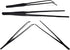 2Pcs 10.5" Reptile Stainless Steel Long Tweezers - Feeding Tongs for Lizards, Snake, Gecko, Tarantula Supplies