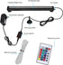 9.05 Inch Submersible Aquarium Light, Fish Tank Light with Air Bubble Hole, RGB Color Changing Remote Control