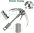 Grappling Hook Folding Survival Claw, Multifunctional Stainless Steel Hook for Camping