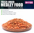 Aquatic Turtle Medley Food - Freeze Dried Shrimp & Mealworms for Aquatic Turtle, Beard Dragon, and Other Reptiles &