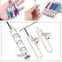 6PCS Cat Toy Mini Red Laser Pointer with Keychain - Interactive Training Tools White LED Torch Light