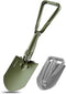 REDCAMP 22.8'' Military Folding Camping Shovel, High Carbon Steel Entrenching Tool with Cover
