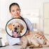 Adjustable Plastic Pet Recovery Collars & Cones for Dogs and Cats After Surgery, Elizabeth E-Collar to Prevent Biting