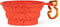 The Dodo Collapsible Dog Bowl, Red; Travel Bowl That Folds Flat with Carabiner for Easy Storage and Carry
