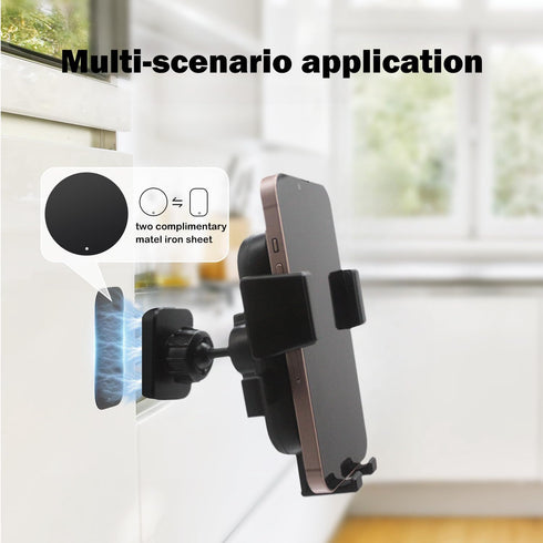 Golf Cart Magnetic Phone Holder Mount - Compatible with EZGO/Club Car/Yamaha, Ultra Strength Magnet, 360° Rotatable