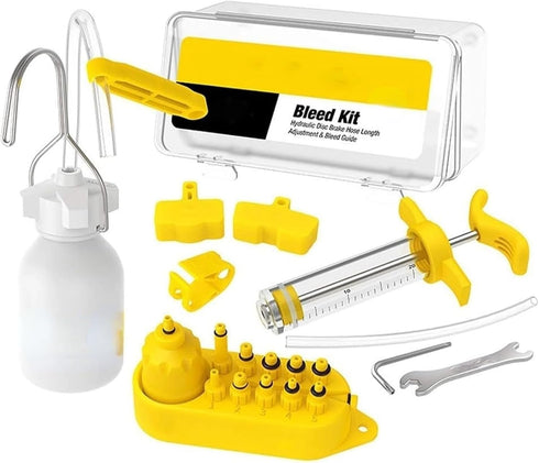 Professional Universal Hydraulic Disc Brake Bleed Kit, Mineral Oil Repair Tool for Brake Bleeding