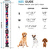 Rhea Rose Dog Collar - Special Design Cute Black Floral Pattern Collar for Large Dogs (Black, L)