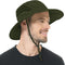 Sun Hat for Men Women, UPF 50+ Fishing Waterproof Wide Brim Boonie Bucket Hat for Hiking Garden