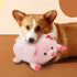 2024 Eadwe Cute Plush Dog Toy, New Durable Squeaky Pig Sound Toy for Dogs, Fun and Engaging Chew Toy for French
