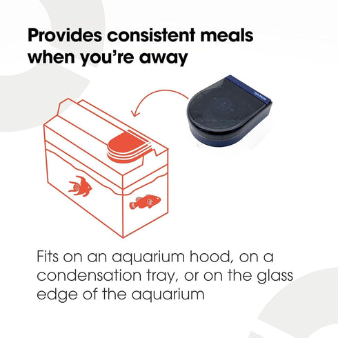 Fish Mate 14-Feed Automatic Aquarium Fish Feeder (F14) - Timer Controlled for Reliable Feeding