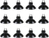 ALEGI 25 Feet 3/16 Inch Standard Aquarium Silicone Airline Tubing with Air Stones and Connectors for Fish Tank