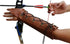 Handmade Leather Arm Guard Bow Hand Shooting Glove