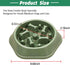 Slow Feeder Dog Bowl - Anti Gulping Healthy Eating Interactive Bloat Stop Fun Alternative Pet Feeding Bowl