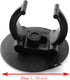 Sucker Clip 6PCS Black Aquarium Heater Suction Cups Holders Clamps for Fish Tank