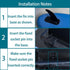 Surf & SUP Single Fin, Detachable Center Fin for Longboard, Surfboard and Paddleboard Replacement