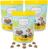 CocoTherapy 3 Pack of Banana Brulee Pure Hearts Coconut Cookies, 5 Ounces Each, Organic Dog Treats Made in USA