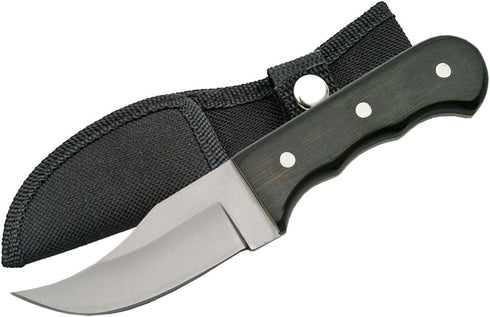Szco Supplies Full Tang Short Skinning Knife, Stainless Steel, 6.25 inch
