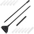EQUIJUANCE Algae Scraper for Glass Aquariums - Adjustable Long Handle & Interchangeable Blades