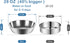 Double Dog Cat Bowls, 6.9" Dia Food Bowl and 11.6" L Water Bowl with Automatic Water Dispenser, Stainless Steel, Suitable for Small Dogs, Puppies, and Cats