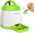 PETGEEK Automatic Dog Treat Dispenser with Button - Puzzle Memory Training Feeder,