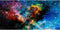 AWERT 48x20 inches Galaxy Aquarium Background, Colorful Cosmic Universe Fish Tank Background