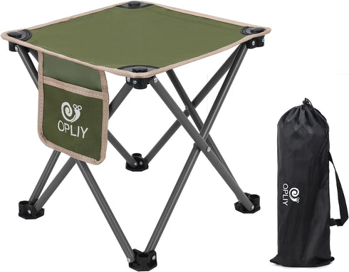 Opliy Camping Stool, Folding Samll Chair Portable Camp Stool for Camping Fishing Hiking