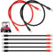 Heavy Duty Golf Cart Battery Cables, 7 PCS 4 Gauge Pure Copper Wiring for Club Car DS & Precedent 1994-up 48 Volt