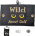 Par 3 Pack for Women, Microfiber Waffle Weave Golf Towel, Tee Bag with 4 Tees and Bling Ball Marker