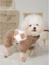 Spring Dog Pajamas, Lightweight Fleece Sweaters for Small Dogs, Chihuahua Onesie Clothing, XS, Beige