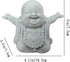 Buddha Fish Tank Decor, Asian Stone Buddha Figurines for Aquarium Zen Garden, Mini Stone Buddha Sculptures