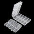 OriGlam Premium Tackle Boxes, 20 Compartments Plastic Storage Organizer, Adjustable Fishing Box