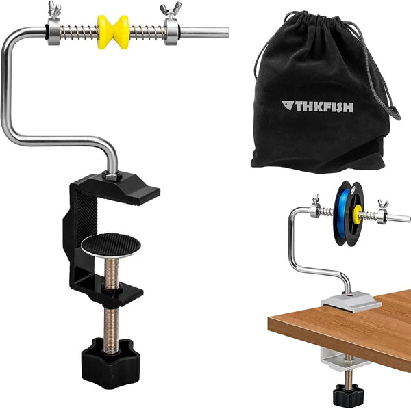 THKFISH Fishing Line Spooler - Adjustable Portable Fishing Line Winder and Remover Accessories