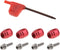SING F LTD 4 Sets of Bicycle Olive Connecting Insert Oil Fitting