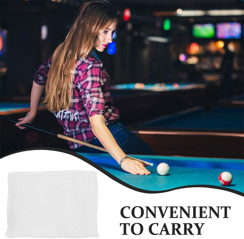 4pcs Pack VOSAREA Billiard Talcum Powder Billiard Powder Bags Talcum Bags for Pool Dry Hands and Improved Cue Control