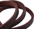 Genuine Leather Dog Leash, 4ft 5ft 6ft for Small Dogs, Brown Dog Training Walking Running