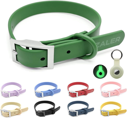 Waterproof Dog Collar, Adjustable Odor Proof Easy to Clean Soft Comfortable Collars for Large, Medium, Small Dogs