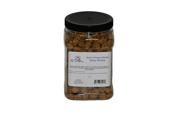 Ken's Fish & Pet Freeze Dried Brine Shrimp 5 oz. Jar