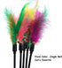IUHKBH Cat Wands - 6 PCS Colorful Feather Stick Flexible Kitten Wand Interactive Cat Toys for Your Kitty