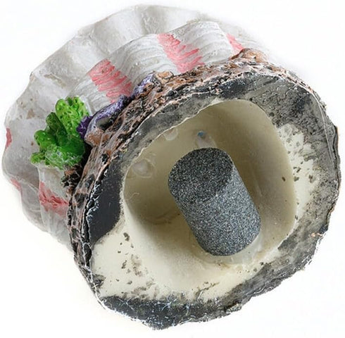 1PCS Pearl Shell Ornament for Fish Tank, Tropical Clam Decoration