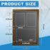 RattanView 3 1 17 12.5 Inch Medal Display Frame Shadow Box in Marathon Medal and Photo Display Frame Case x Wood Award