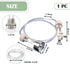 DIY CO2 Generator System Kit with Pressure Gauge Air Flow Adjustment Valve - Pressurized CO2 Kit for Aquarium Plants Tube Valve for Bottle - CO2 Regulator Aquarium for CO2 Diffuser - Grow System