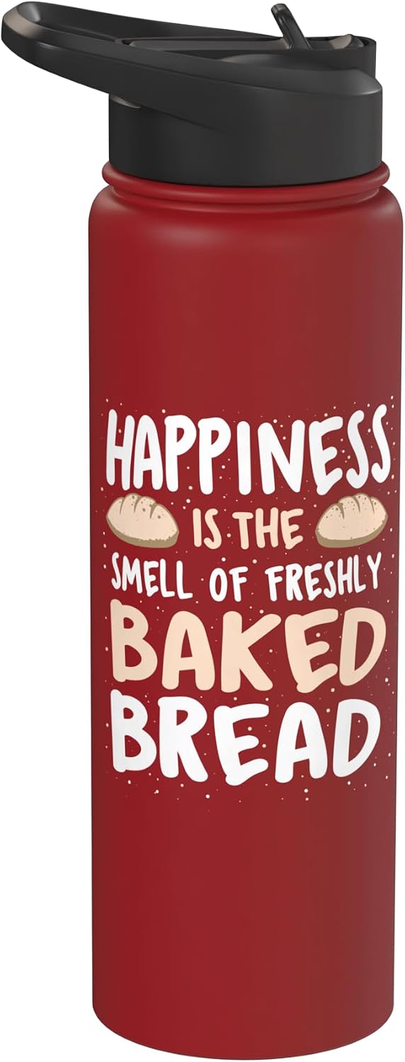 Funny Bread Baking Shirts Happiness Is The Smell Of Freshly Baked Bread - Baker Bakery Stainless